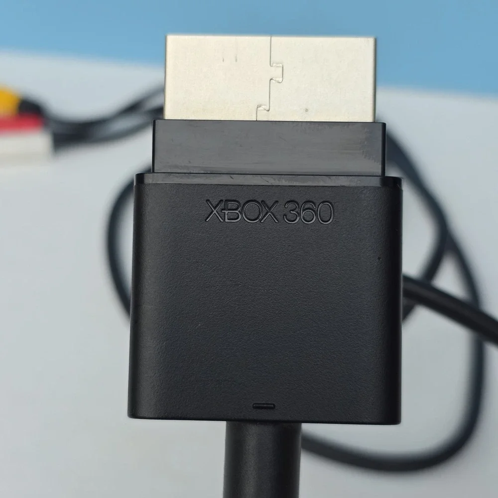 Genuine Official OEM Microsoft XBOX 360 Composite AV Cable X821376-002, 6 FT